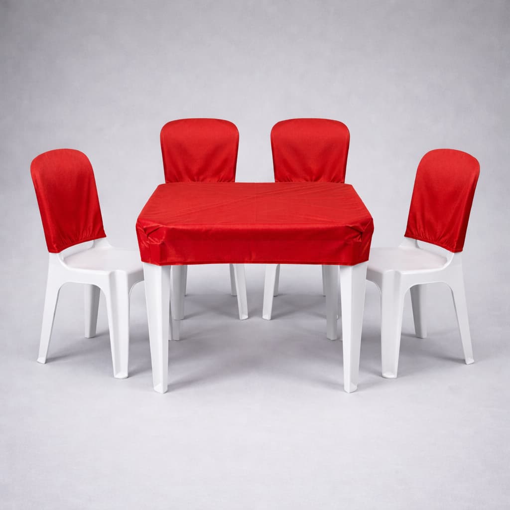 Kit Capas de Proteção Mesa Cadeira Couro Restaurante Lanchonete Bar Açaíteria Pizzaria Impermeável