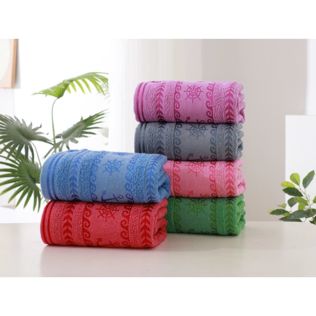 Toalha de Banho VEQE 70x140cm 400g Livre de Fluorescência 60% Algodão 40% Poliéster
