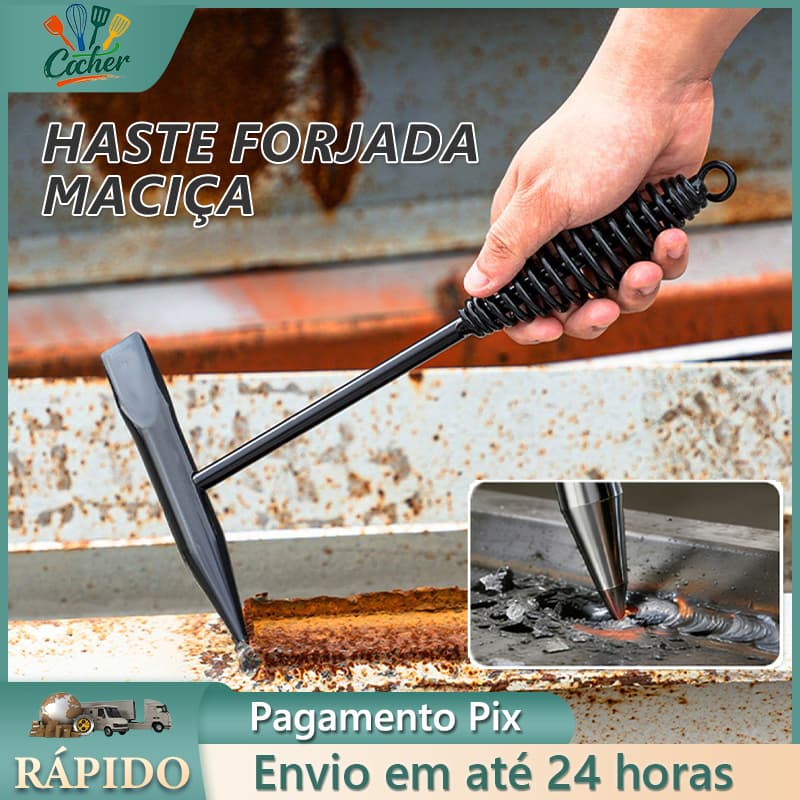 Martelo Picador de Solda com Mola Removedor Escoria