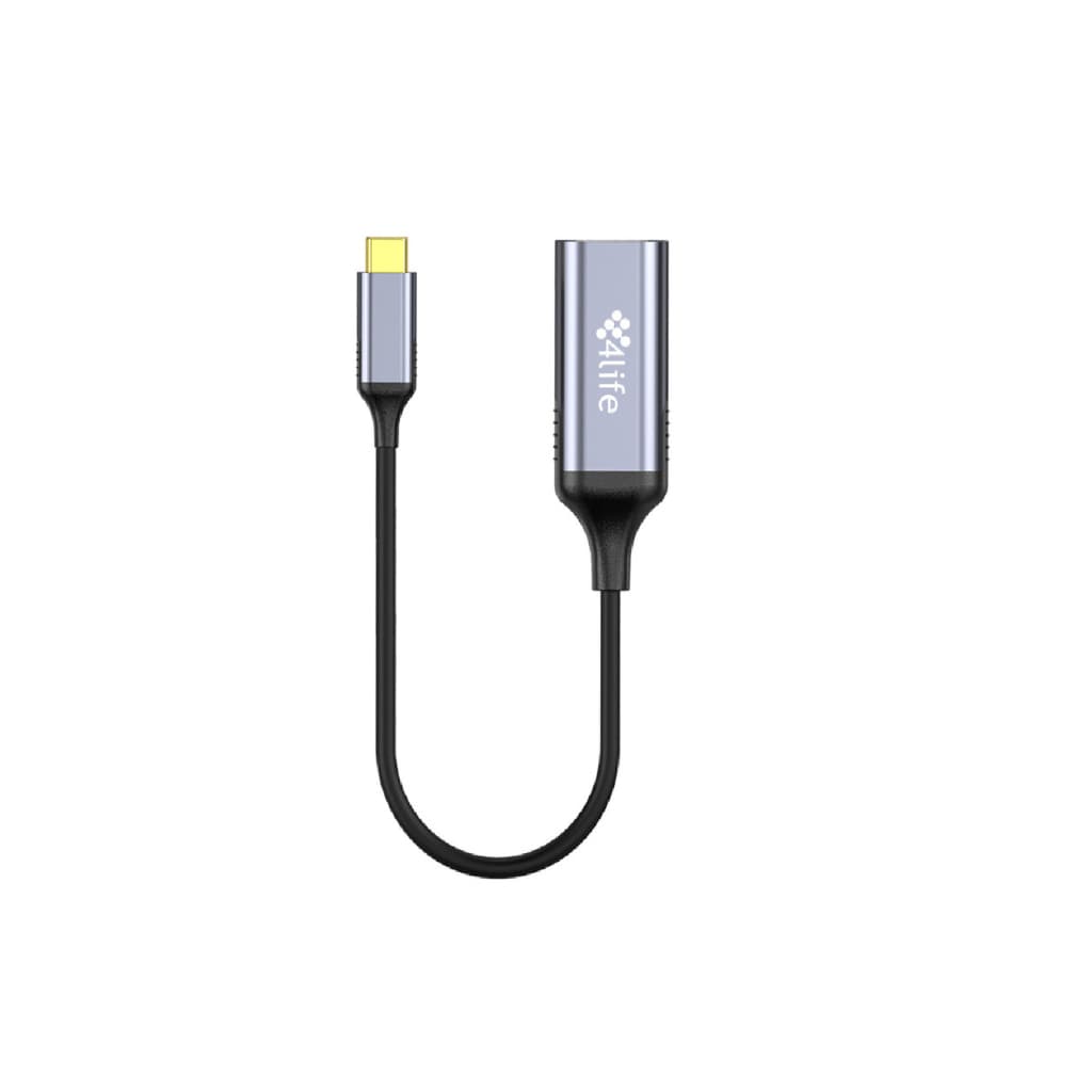 Cabo Adaptador Usb-c P/ Rj45 Gigabit 1000mbps 4life Fl-rj01