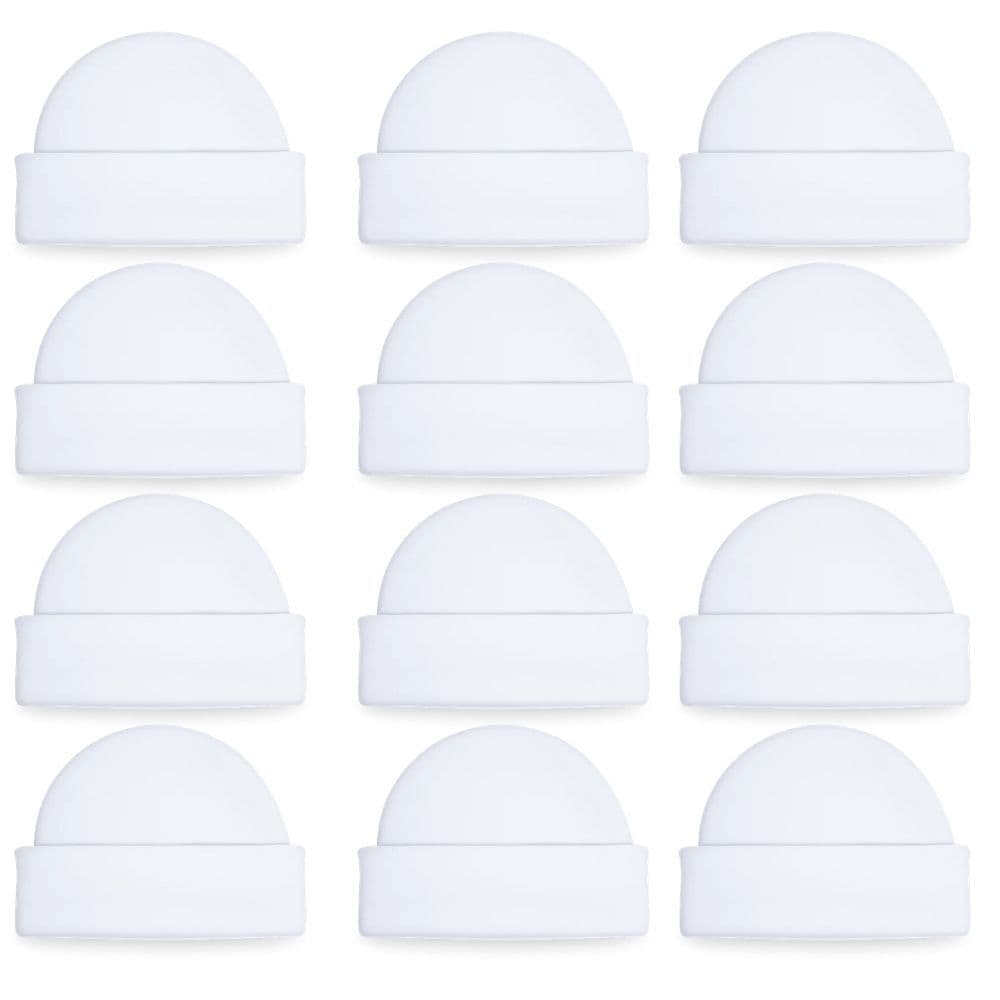 Kit  2, 5 ou 10 Toucas de Bebe para Sublimação em Malha Canelada – Personalizável, Atacado, Alta Qualidade