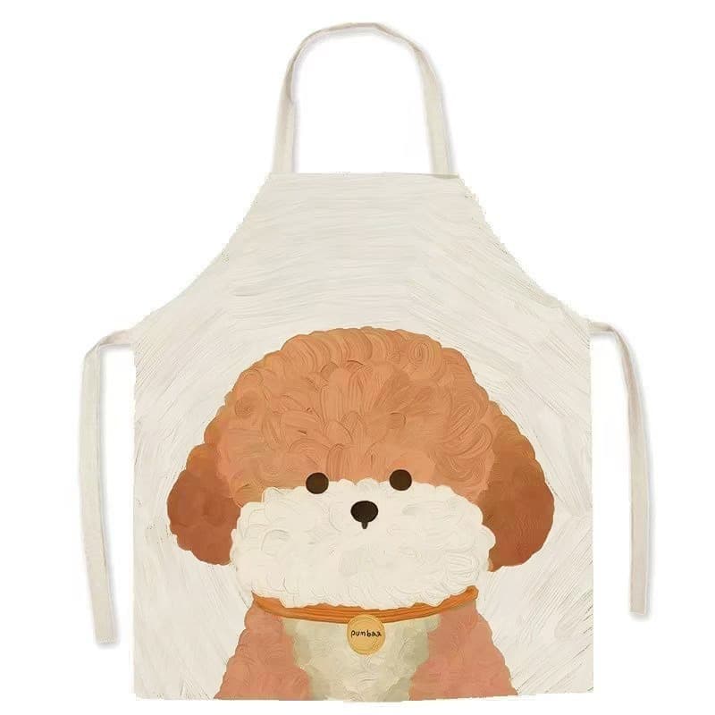 Avental Fofo de Cozinha com Cachorro 🐶 | Leve, Macio e Ideal para Uso Diário