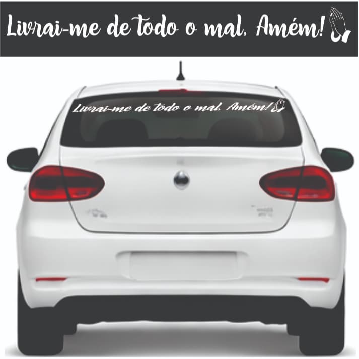 Adesivo para Carro Adesivo Carro Adesivo Automotivo Adesivo Parabrisa Carro Adesivo Evangélico