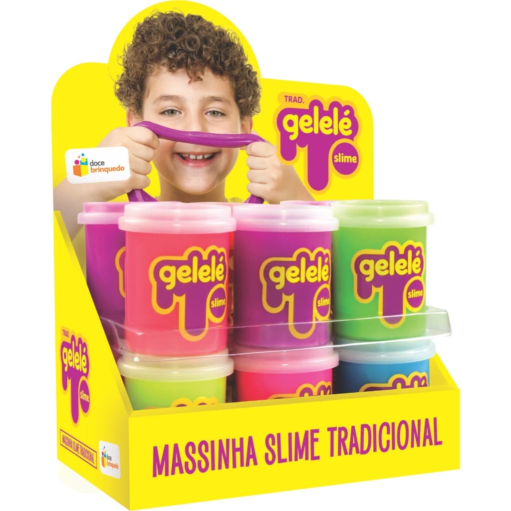 SLIME GELELÉ 152G – DIVERSÃO GARANTIDA PARA CRIANÇAS! LEVE 12 PAGUE 11 -IMPERDIVÉL - APROVEITE AGORA
