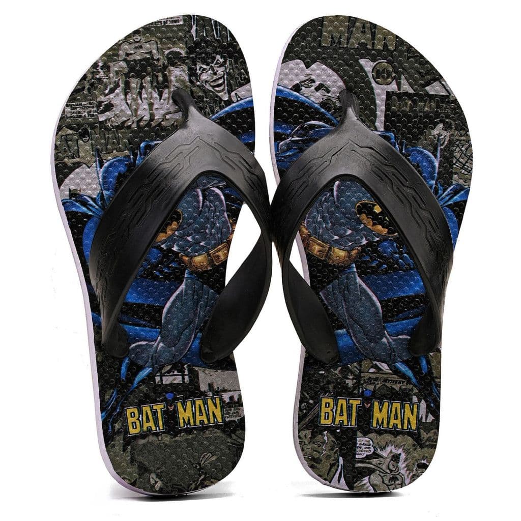Chinelo Infantil Menino Batman Super Macio Antiderrapante Escola Vários Personagens
