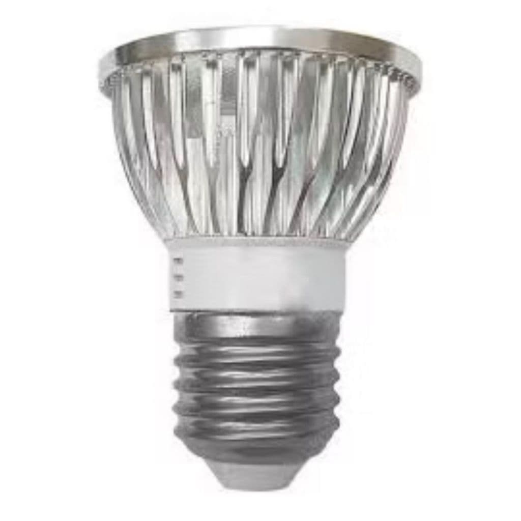 Lâmpada Spot Led Dicroica 3w E27 Bivolt ( branca fria 6000k )  ou ( branca quente 3000k )