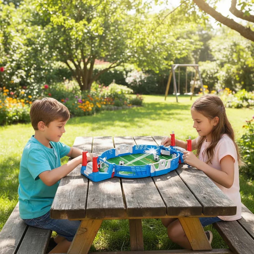 Jogo De Futebol De Mesa Infantil Grande Gol a Gol Estilo Fliperama Pinball De Mesa Barato