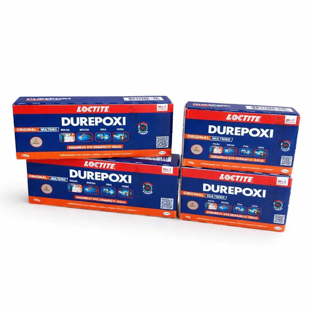 Durepoxi Loctite Original Massa Epóxi Multiuso – Solda, Veda e Fixa Até Debaixo D’Água (50g e 100g)