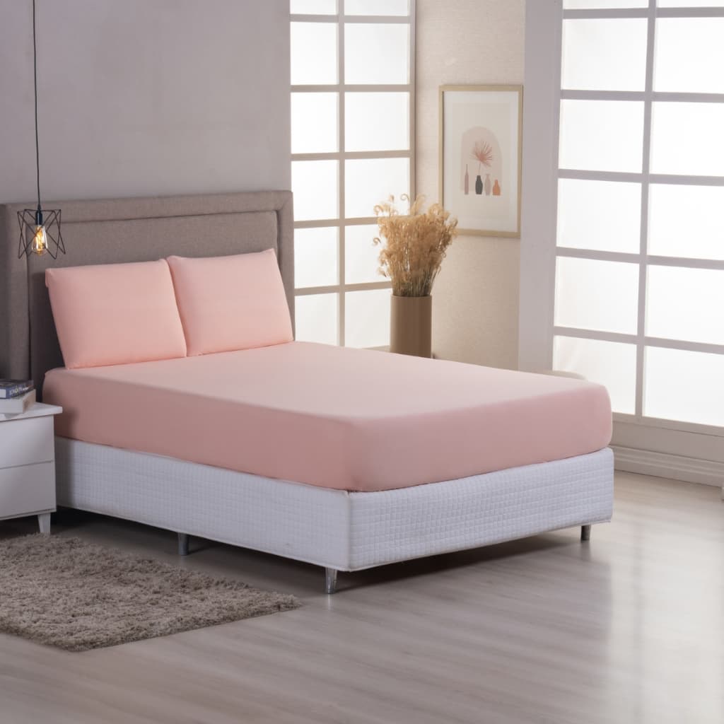 Conjunto Len莽ol Casal 3 Pe莽as Len莽ol Fundo Alto com 2 Fronhas Uso Di谩rio Resistente