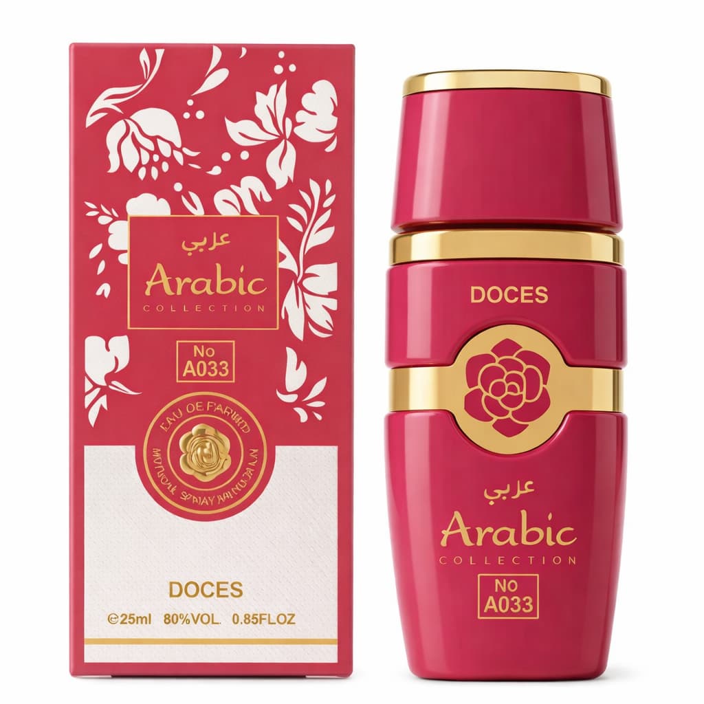 Perfume Arabic Collection Candy Doces A033 Árabe Feminino Miniatura 25ml