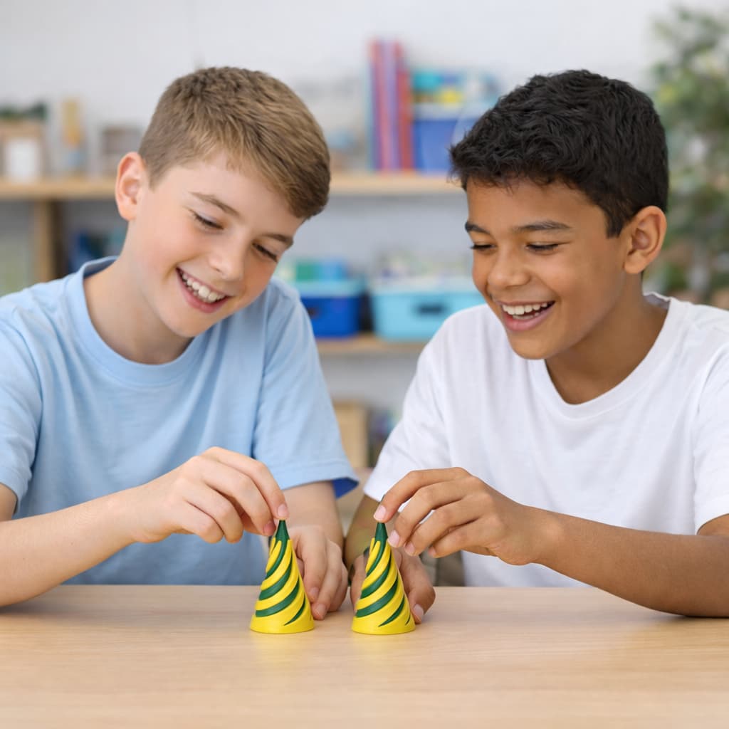 Cone Espiral Brinquedo –  Decorativo, Relaxante e Antiestresse