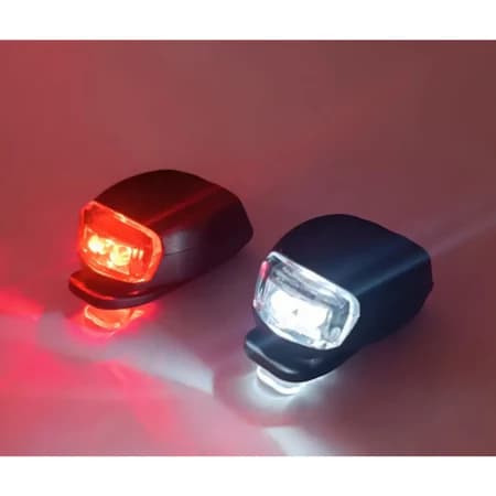 Sinalizador Bike LED Absolute Par Dianteiro Traseiro Luz Pisca Bicicleta Farol