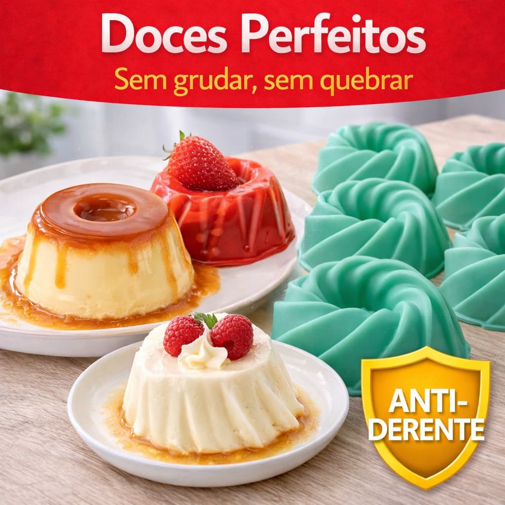 Formas Mágicas Kit de Silicone 6 Peças™