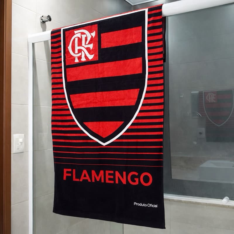 Toalha do Flamengo 100% Algodão 70x140cm
