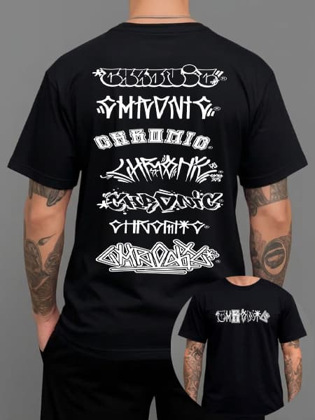 Camiseta Estampada Chronic - Camisa 100% Algodão Unissex Macia Qualidade Premium - Envio Rapido
