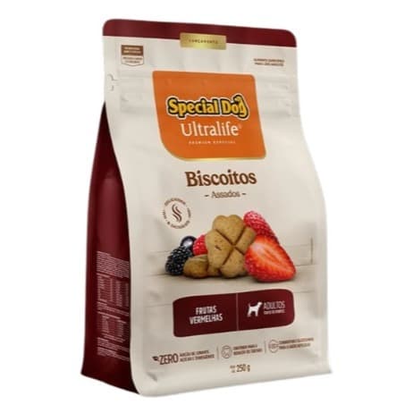 Biscoito Special Dog Frutas Vermelhas Cães Adultos 250g