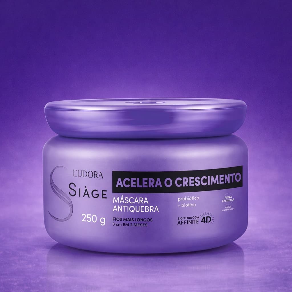 Siàge Máscara de Tratamento Acelera Crescimento dos Fios 250g