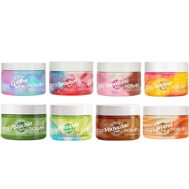 Porán Esfoliantes Ice Cream Sugar Scrub 240g