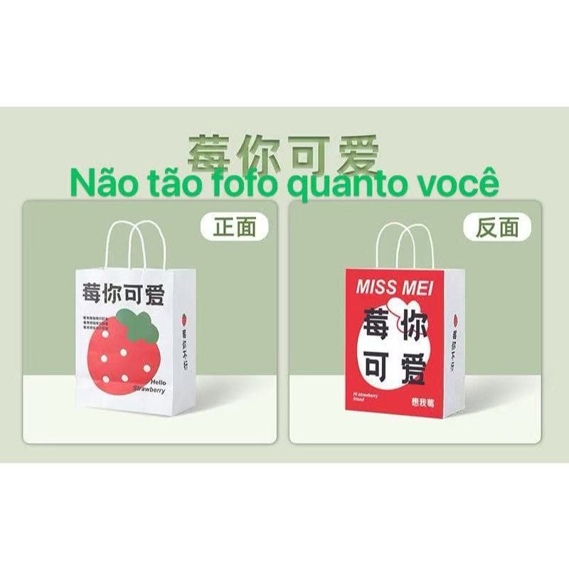 Sacolas de Papel Kraft para PresentesDelicadas e Resistentes