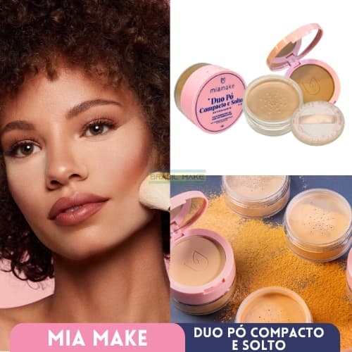Mia Make Duo Pó Compacto e Solto Antioxidante