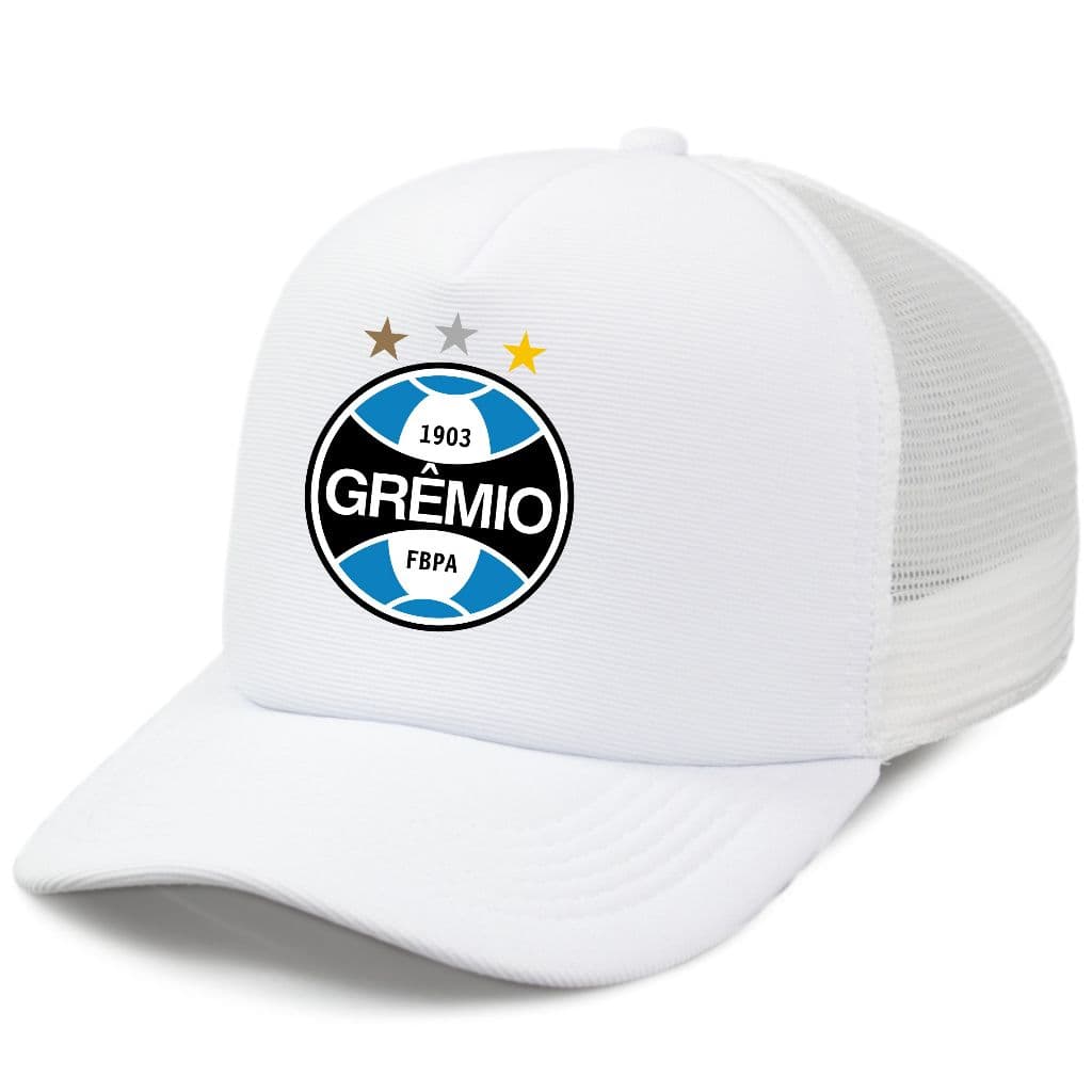 Boné Trucker Aba Curva Unissex Gremio Lançamento