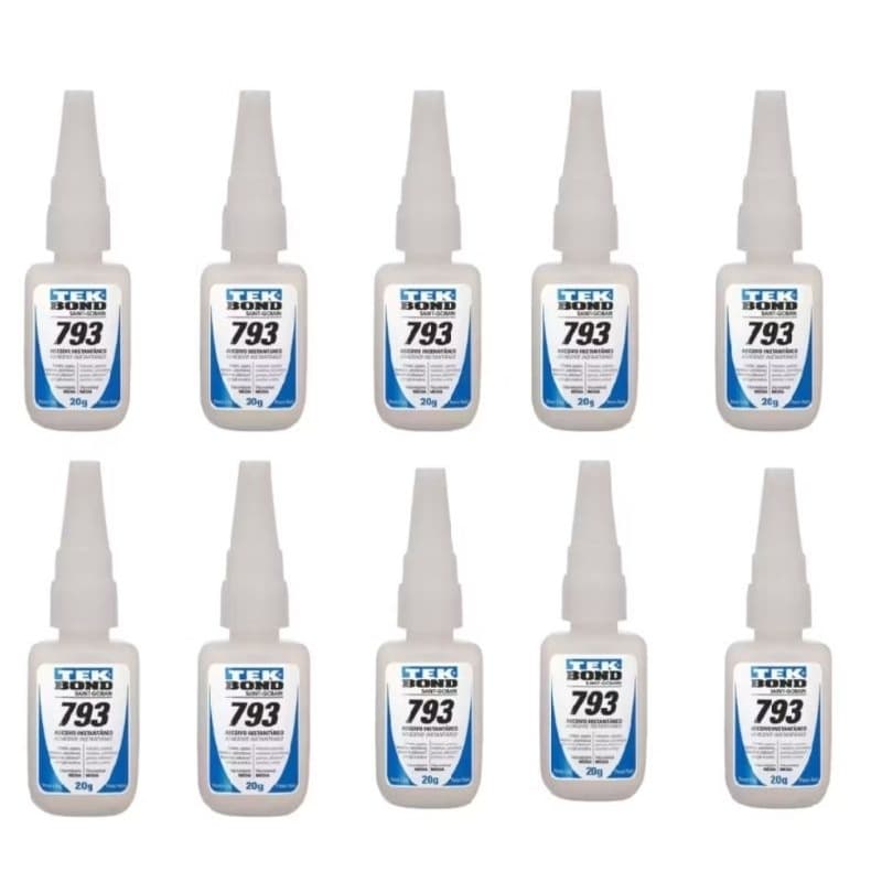 10 Unidades Cola Original TekBond 793 2Og Adesivo Instantâneo Alta Fixação