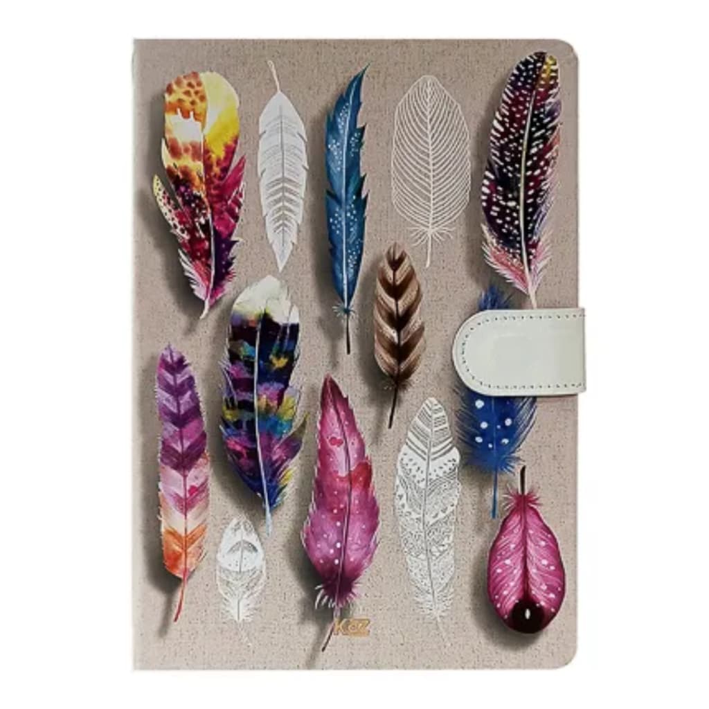 CADERNO DIARIO CD 96 FOLHAS C/FECHO MAGNETICO KZ11203