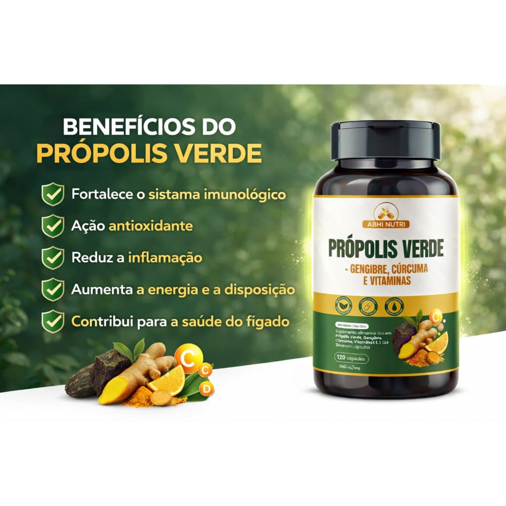 Própolis Verde  120 capsulas 500mg