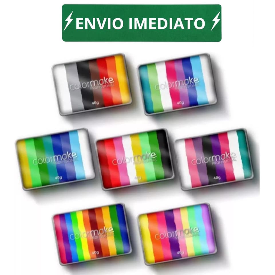 Duo Block ColorMake 40g Pintura facial Maquaigem Artística profissional
