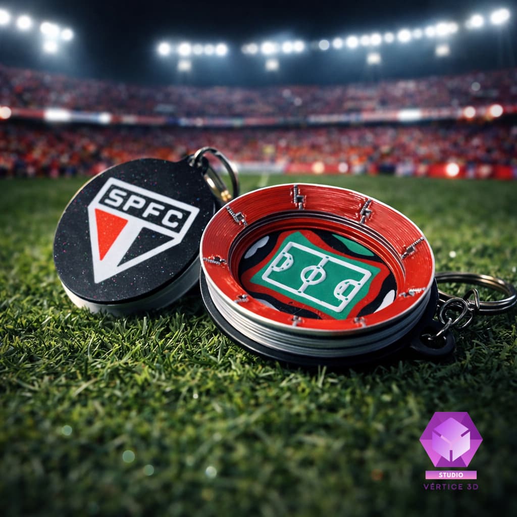 Chaveiro Estádio Morumbi São Paulo Colecionável Presente Torcedor SPFC Time Futebol