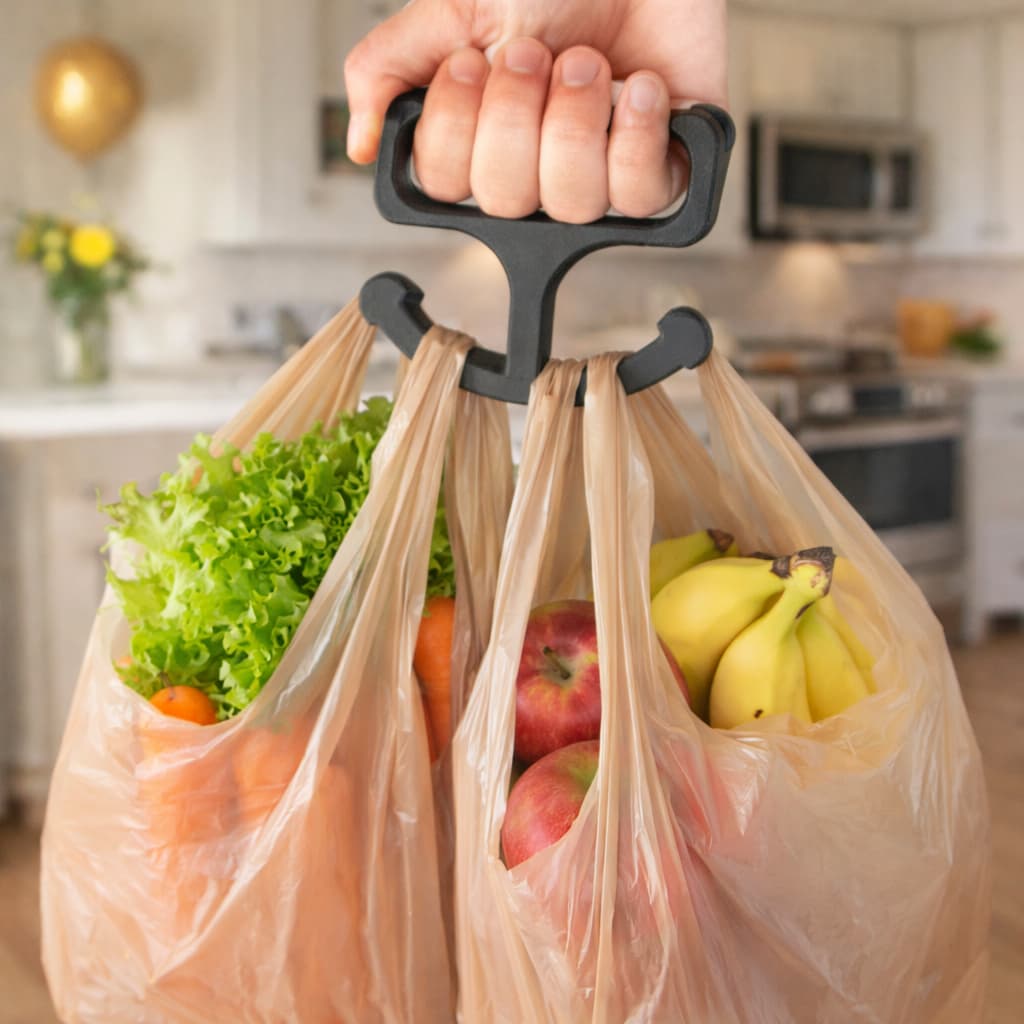 Pegador de Sacolas – Mais Conforto e Praticidade ao Carregar Compras