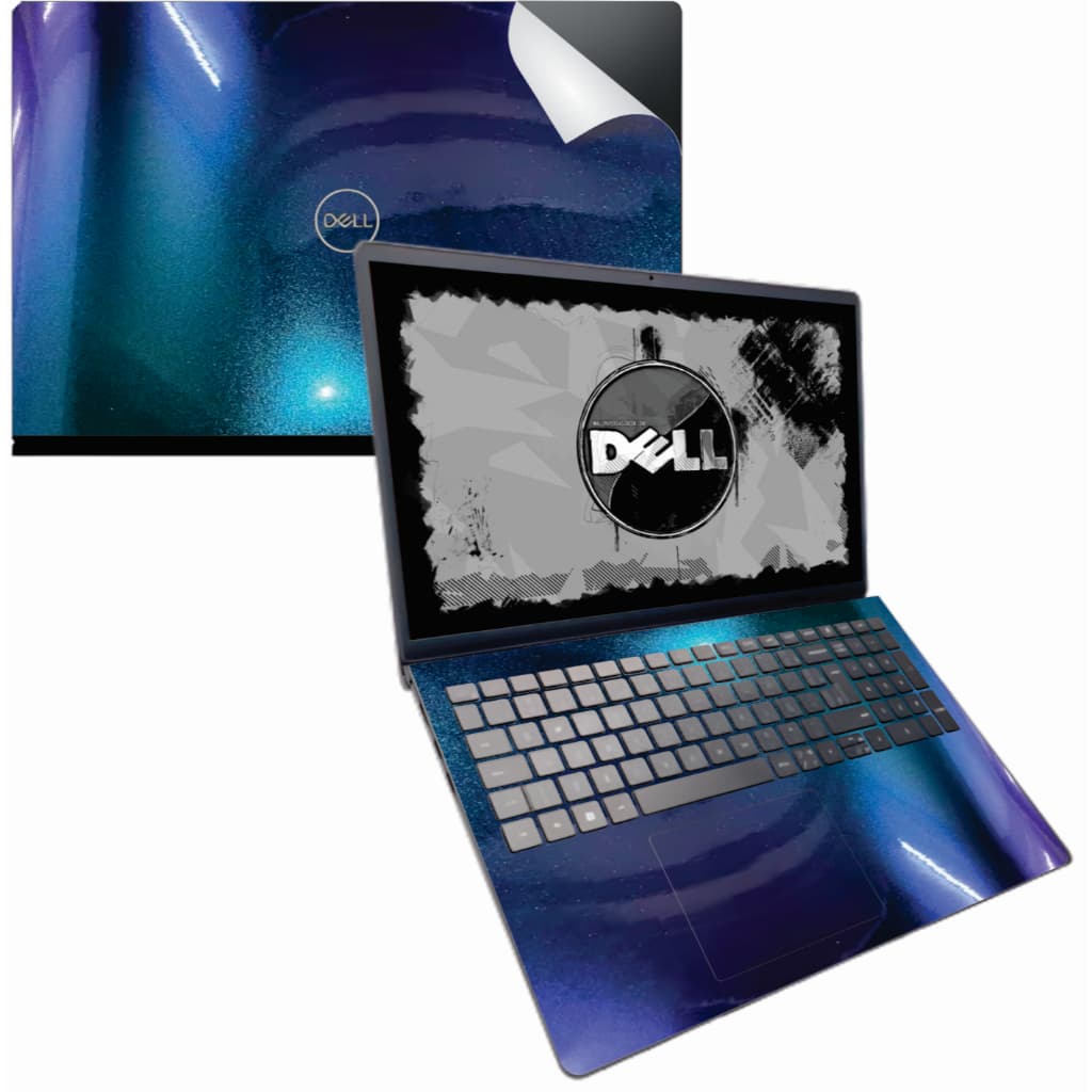 Kit adesivo skin notebook Dell Inspiron 15 3511 varias cores recorte tecla a tecla