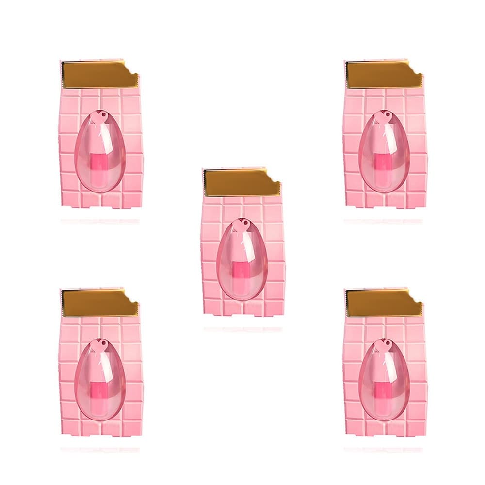 Kit 5 Gloss Liplove Rosa De Chocolate Branco Francine Brilho e Hidrata