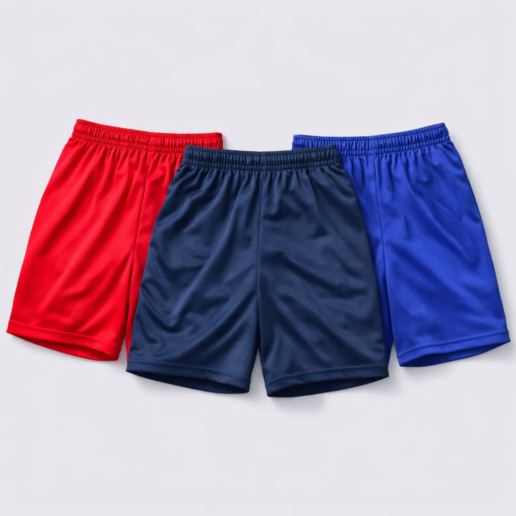 Kit 3 Short Bermuda DryFit Infantil Masculino Futebol Menino