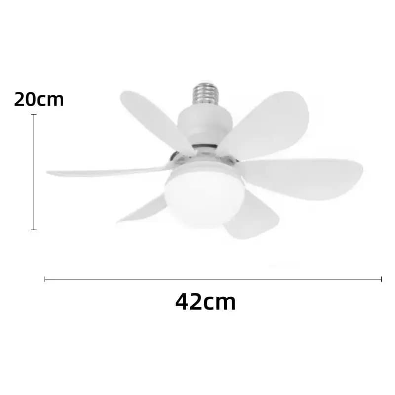 Ventilador de Teto 2 em 1 com LED e Controle Remoto120W