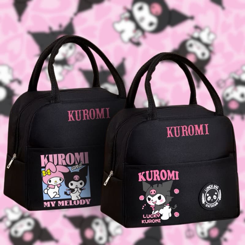 Bolsa Térmica Kuromi/ Qualidade impecável/ Estampa com cores vivas/ Ideal para presentes