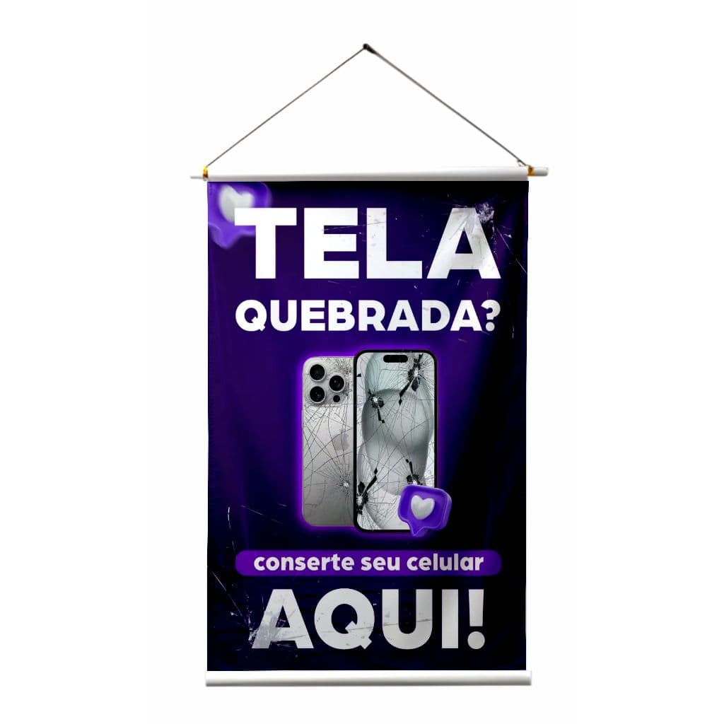 BANNER COMERCIAL - CONSERTE SEU CELULAR AQUI