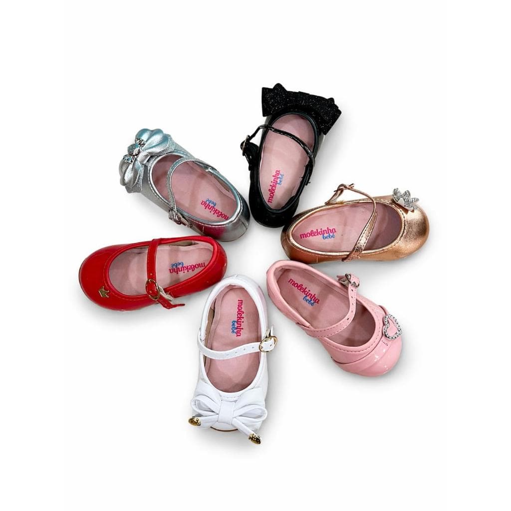 Sapatilha Infantil Feminina Molekinha Bebê – Conforto, Estilo e Delicadeza