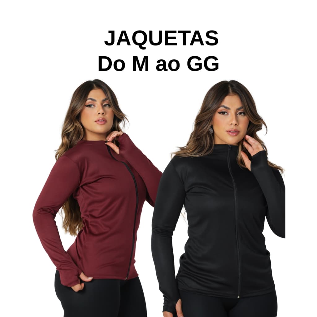 Jaqueta Esportiva Feminina Treino Academia ENVIO IMEDIATO