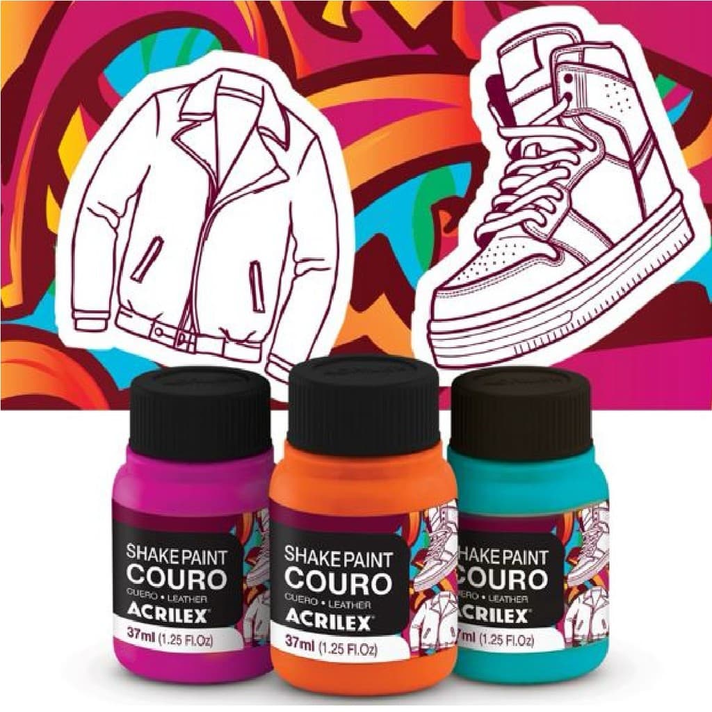 Tinta Couro Shake Paint 37ml Acrilex - 13037