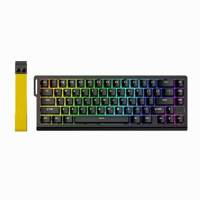 Teclado Gamer 66 Teclas – Compacto, RGB e Alta Performance