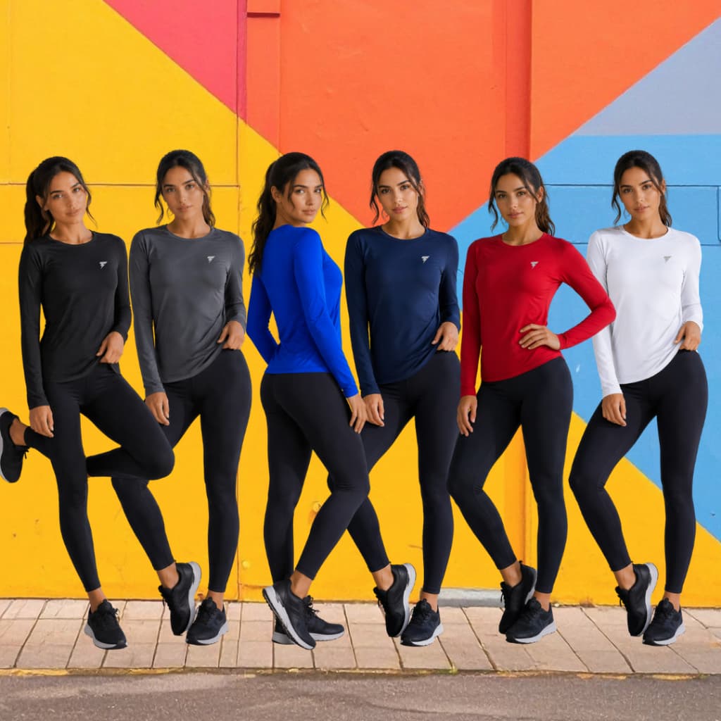 Camiseta Segunda Pele Uv Feminina Praia Proteção Solar Fator50+