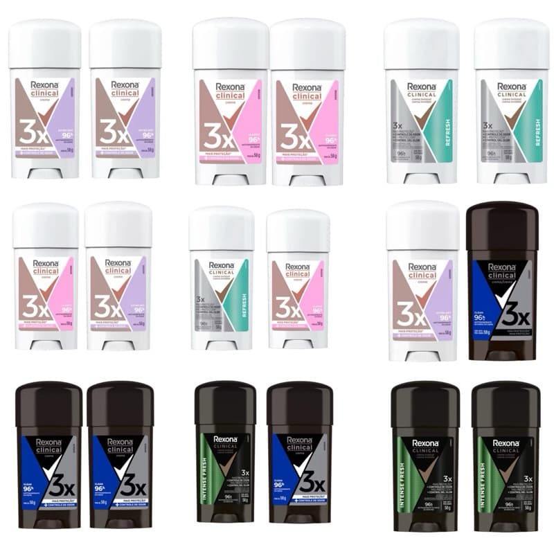 Kit desodorante Rexona Clinical