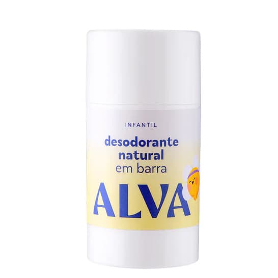 Desodorante em Barra Infantil Camomila Vegano 33g Alva