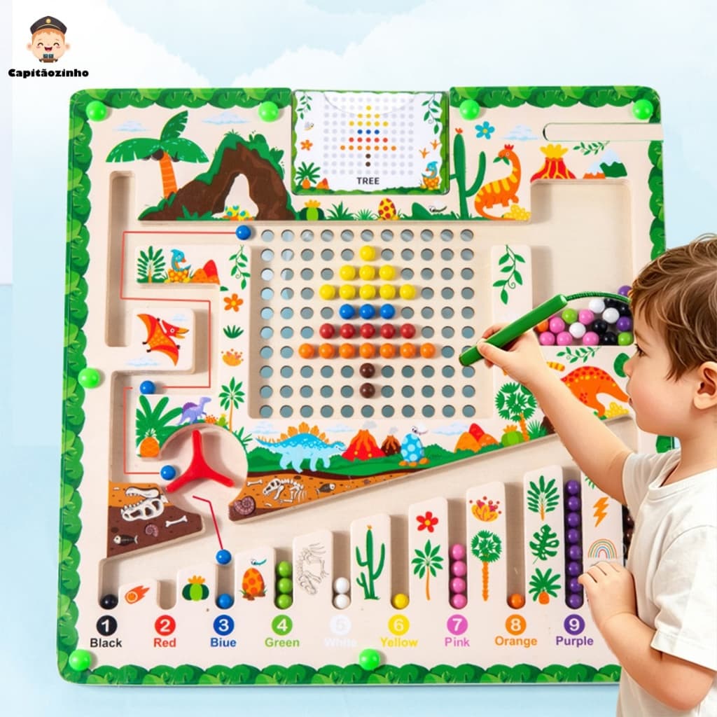 Educational Game: Magnetic Maze with Balls - Focus and Concentration (3-6 Years) Christmas Gift