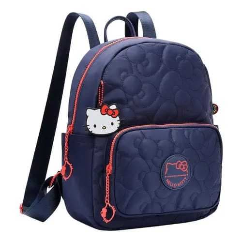 Mochila Feminina Hello Kitty - Matelassê+ com Chaveiro