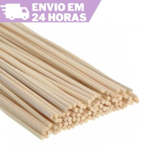Varetas de Madeira para Difusor de Aromas | 15, 20, 25 e 30 cm | 4mm | 100 a 400 Unidades | FSC Ecológico