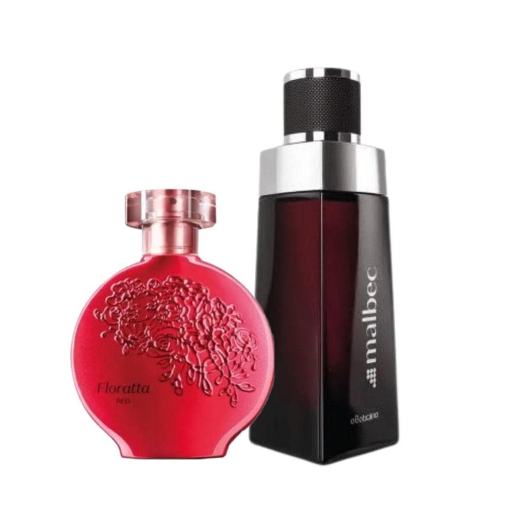 Kit 2 Perfumes Malbec Tradicional + Florata Red - 100ml