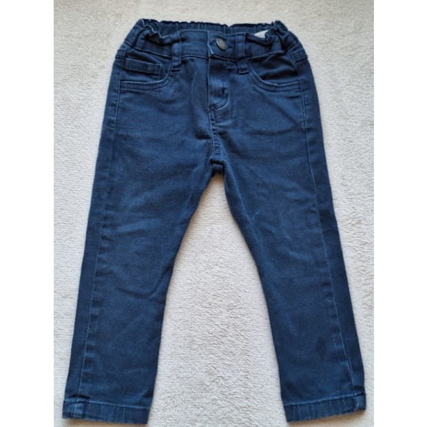 Calça jeans verde bebê azul escuro - LITTLE BOY / BABY CLUB - 1 ano
