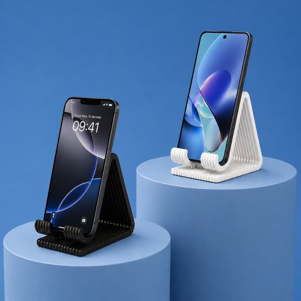 Suporte de Celular para Mesa Universal Fixo | Porta Celular Escritório